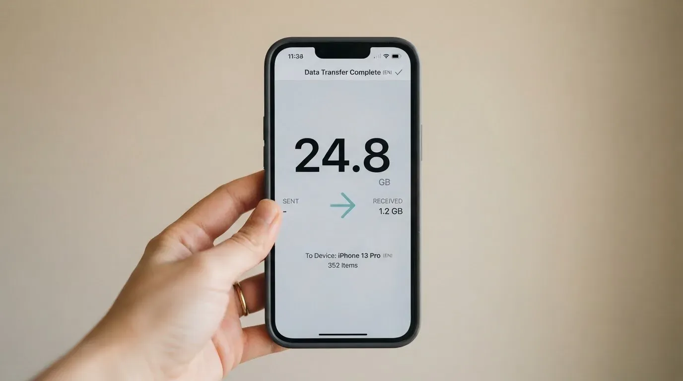 A phone showing a stablecoin transfer screen