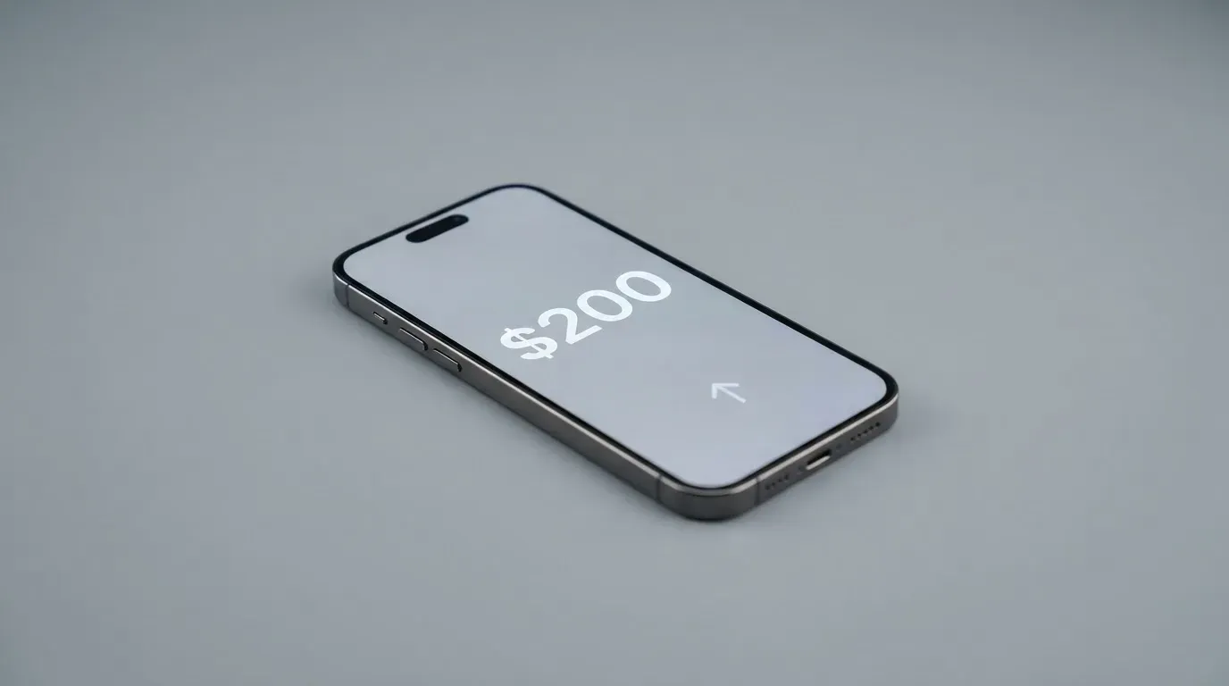 A phone showing a stablecoin transfer screen