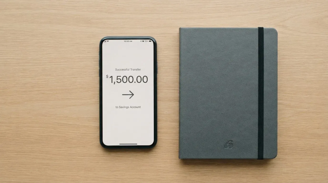 A phone showing a stablecoin transfer screen