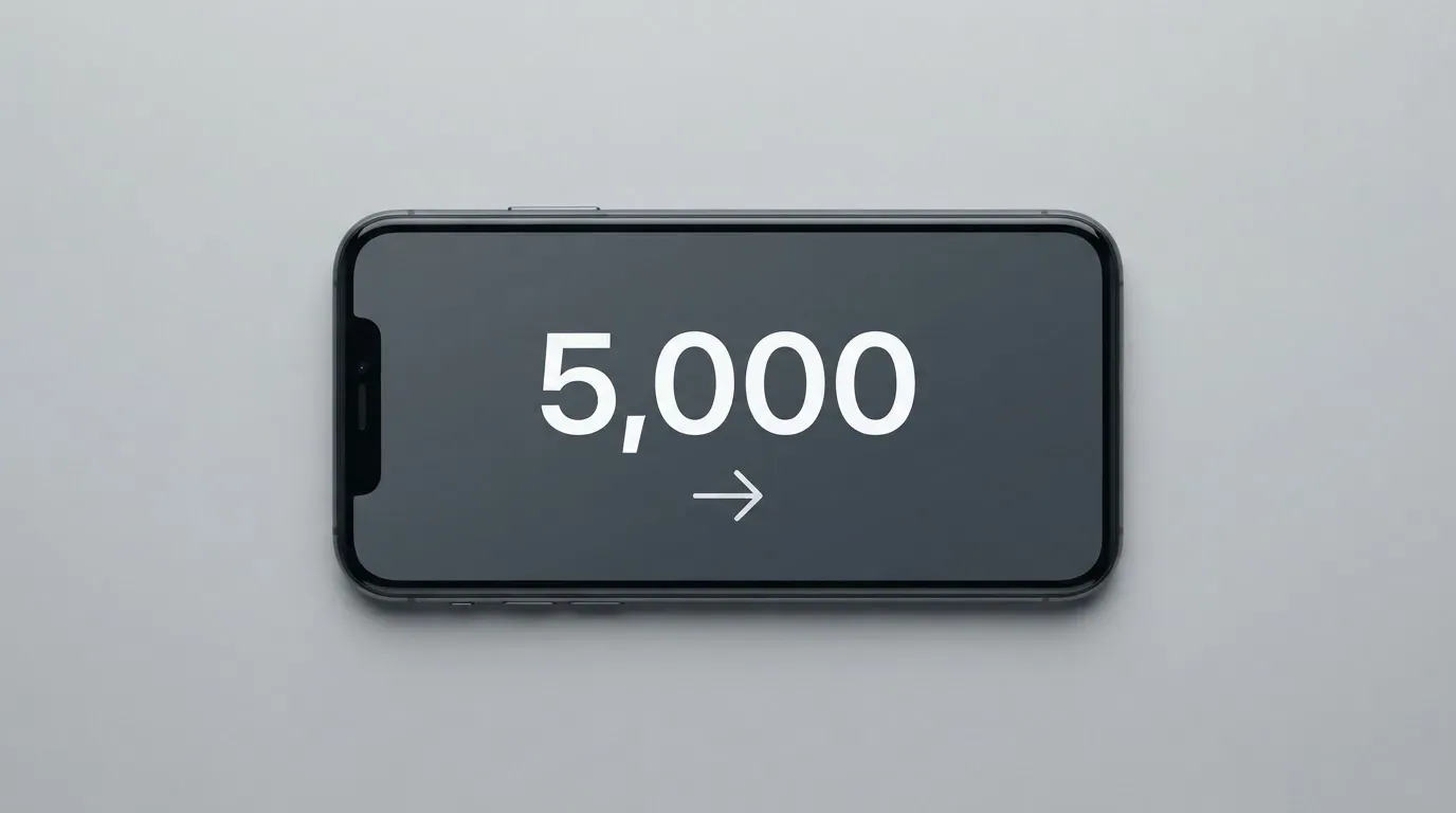 A phone showing a stablecoin transfer screen