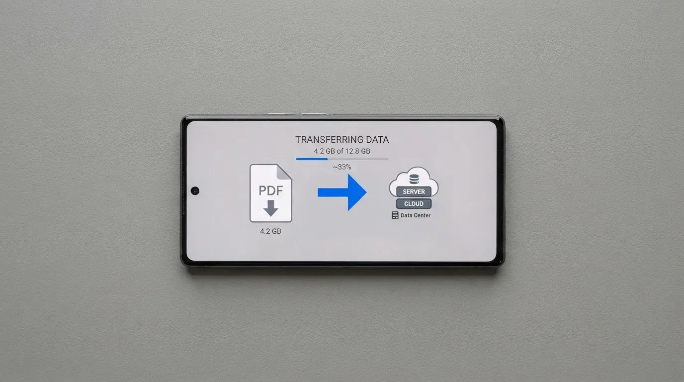 A phone showing a stablecoin transfer screen