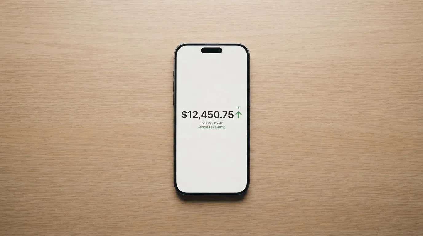 A phone showing a stablecoin transfer screen