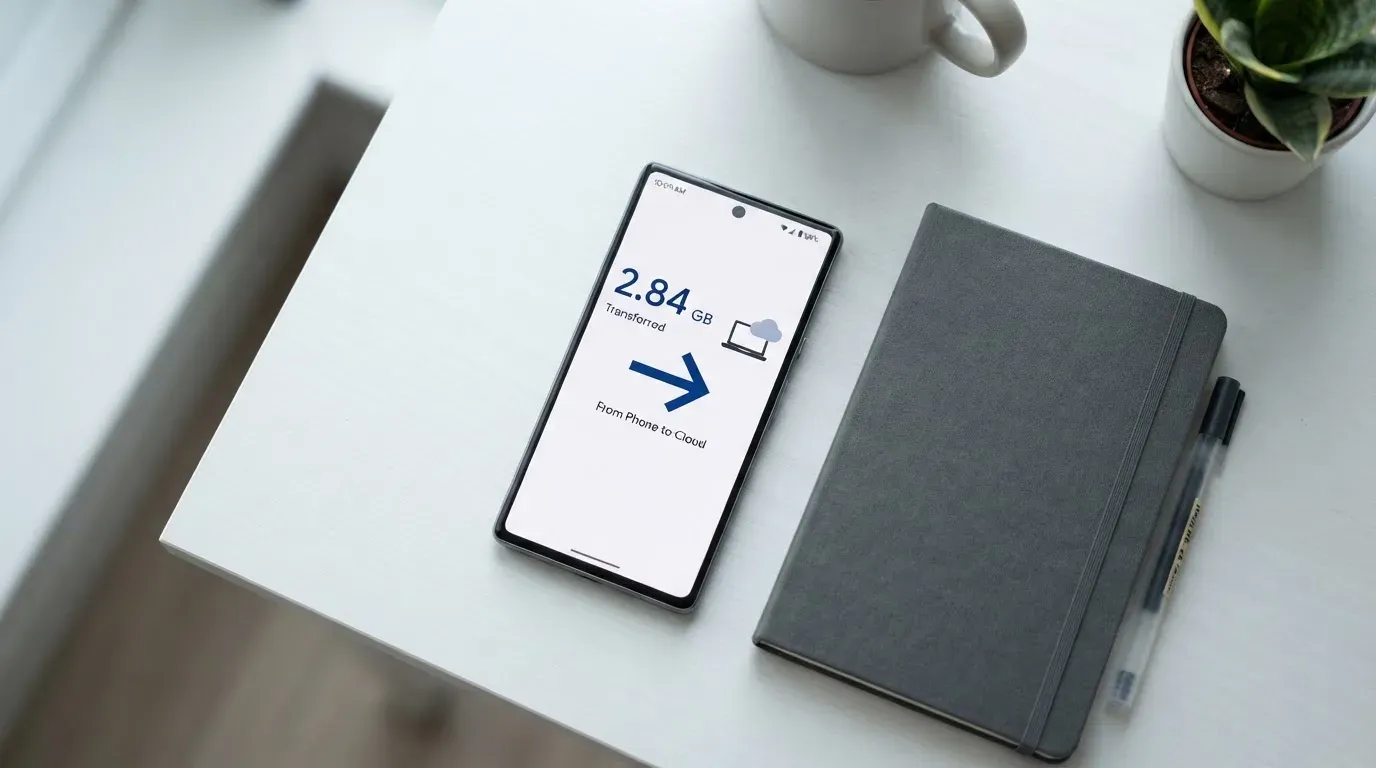 A phone showing a stablecoin transfer screen