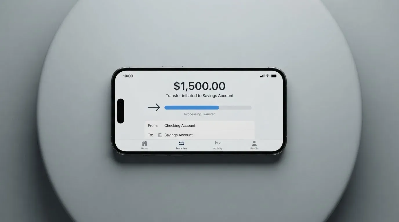 A phone showing a stablecoin transfer screen