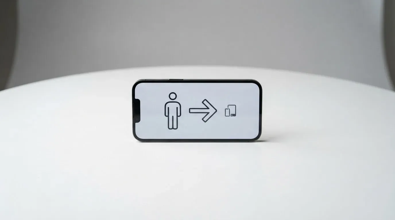A phone showing a stablecoin transfer screen