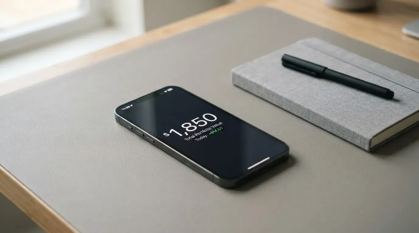 A phone showing a stablecoin transfer screen