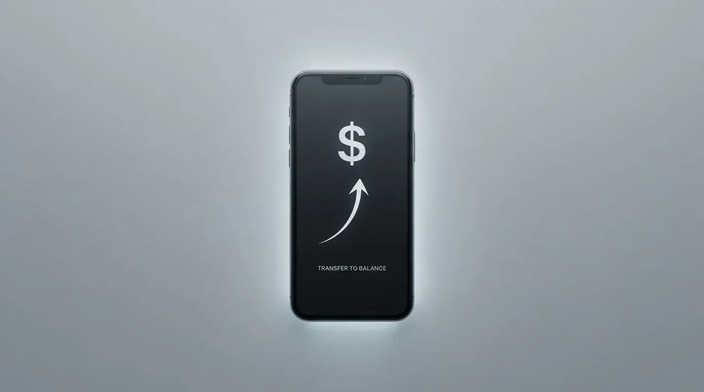 A phone showing a stablecoin transfer screen