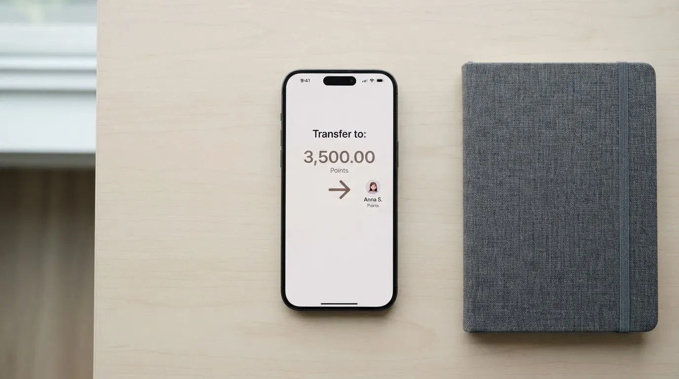 A phone showing a stablecoin transfer screen